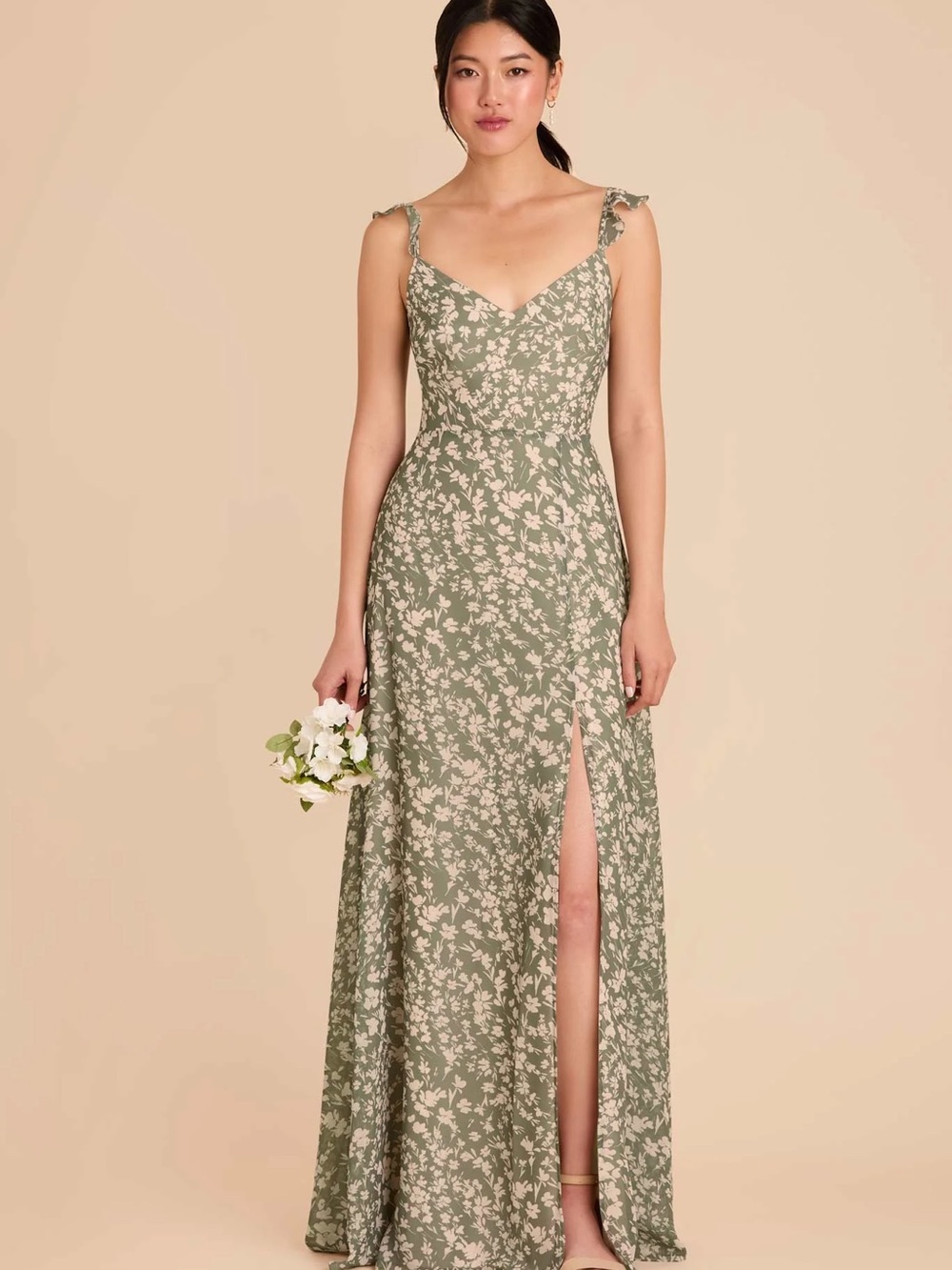 Birdy Grey Doris Chiffon Dress - Thyme Dreamy Floral (OWO)